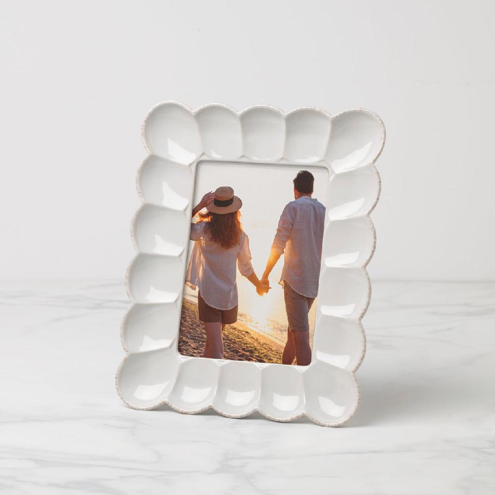 reed & barton French Perle Scallop 5" x 7" Frame