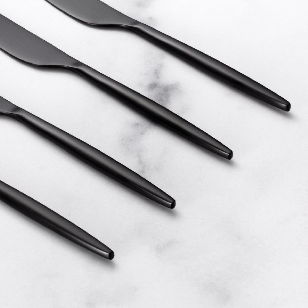 Reed & Barton Gaze Black Satin Spreader - Set Of 4