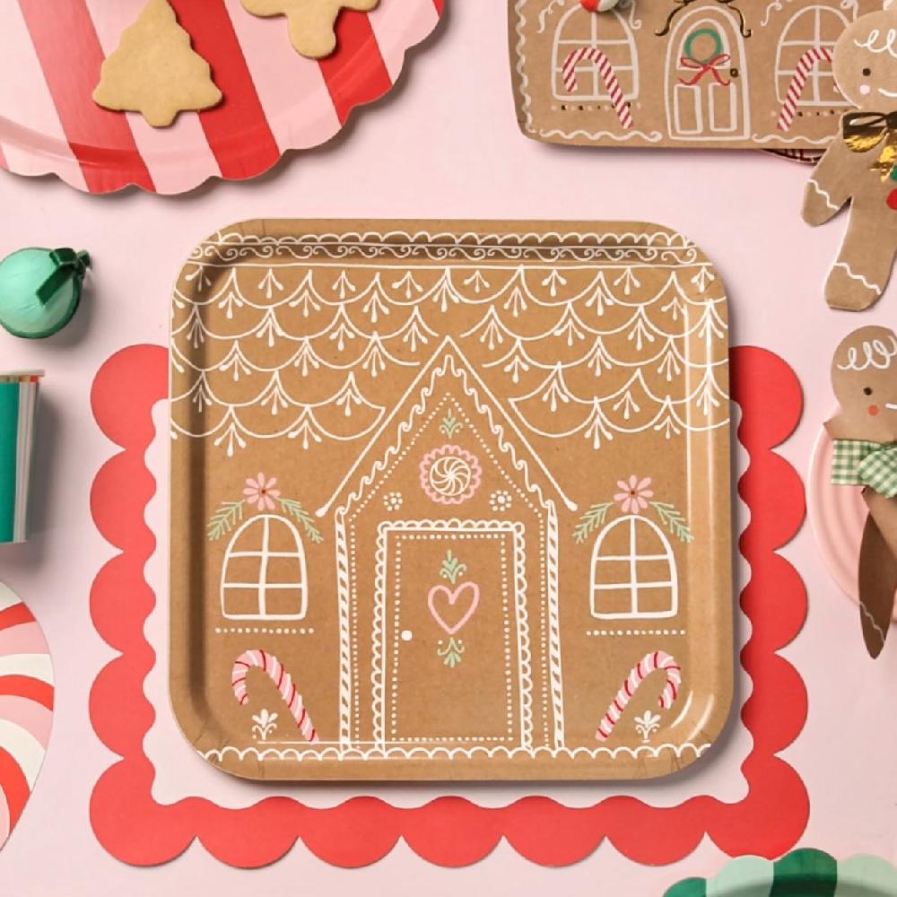 Reed & Barton Gingerbread House Tray
