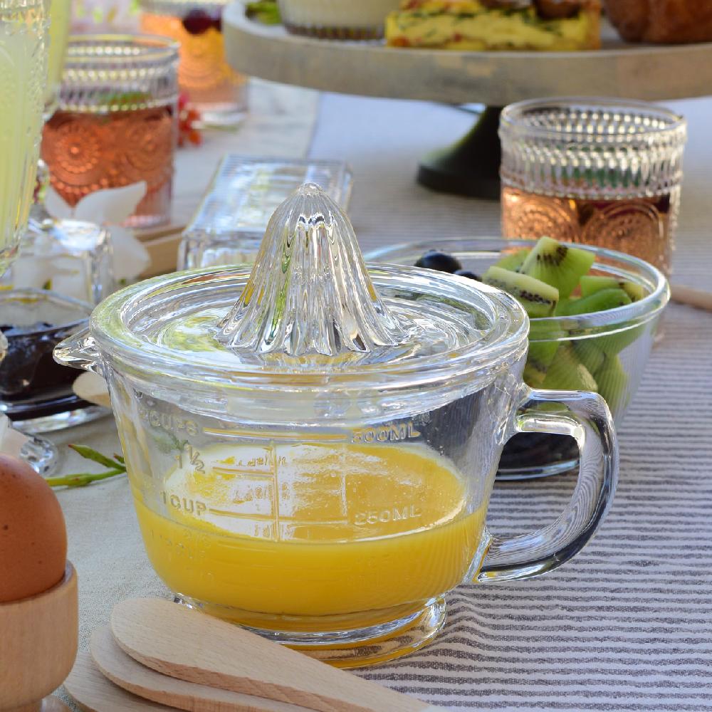Reed & Barton Glass Citrus Juicer