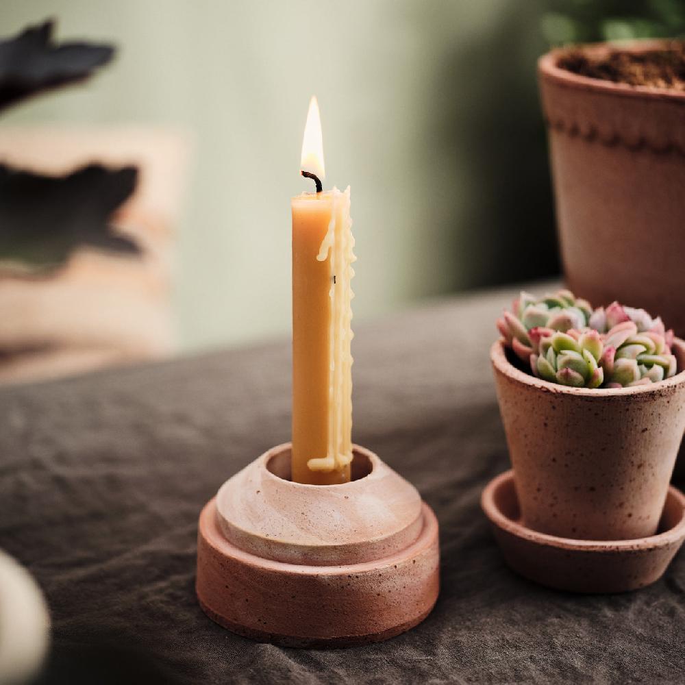 Reed & Barton Hoff Candleholder Raw Rosa