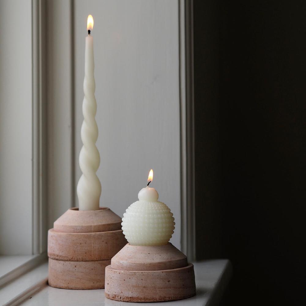 Reed & Barton Hoff Candleholder Raw Rosa