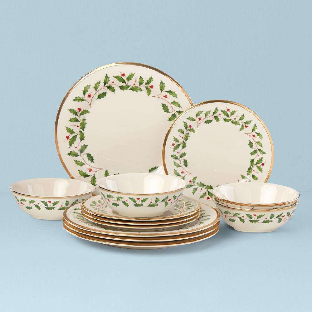 reed & barton Holiday 12-Piece Plate & Bowl Set
