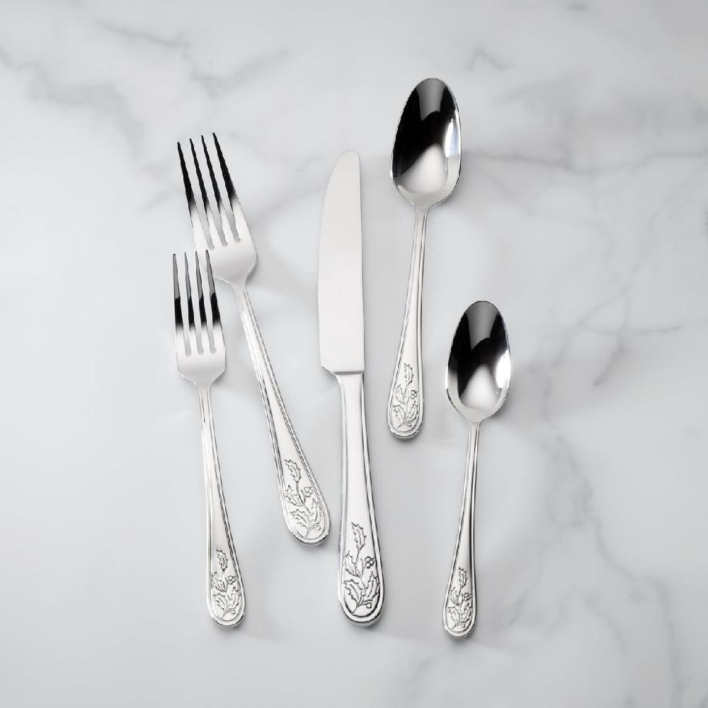 reed & barton Holiday 65 Piece Flatware Set