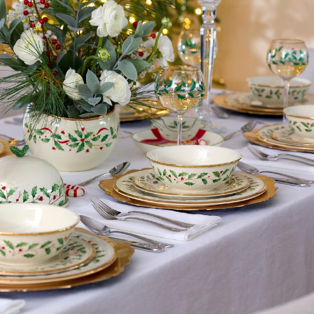 Reed & Barton Holiday Balloon Glasses - Set Of 4