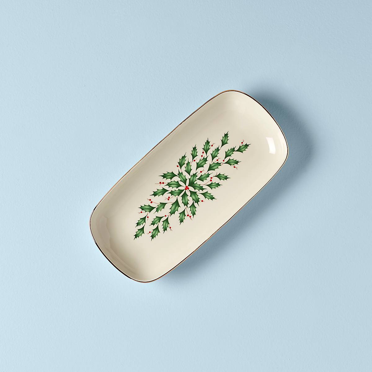 reed & barton Holiday Bread Tray