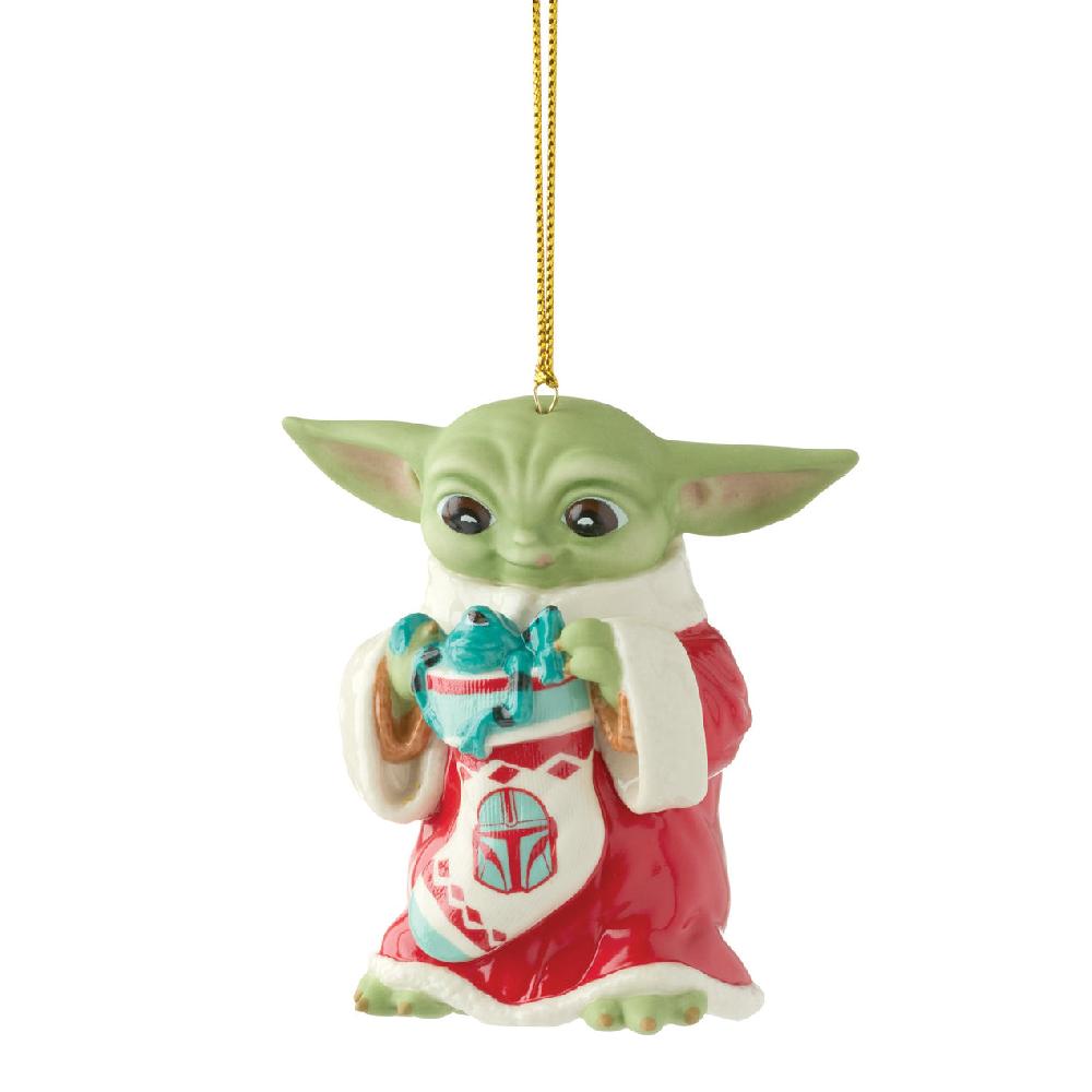Reed & Barton Holiday Grogu With Stocking Ornament