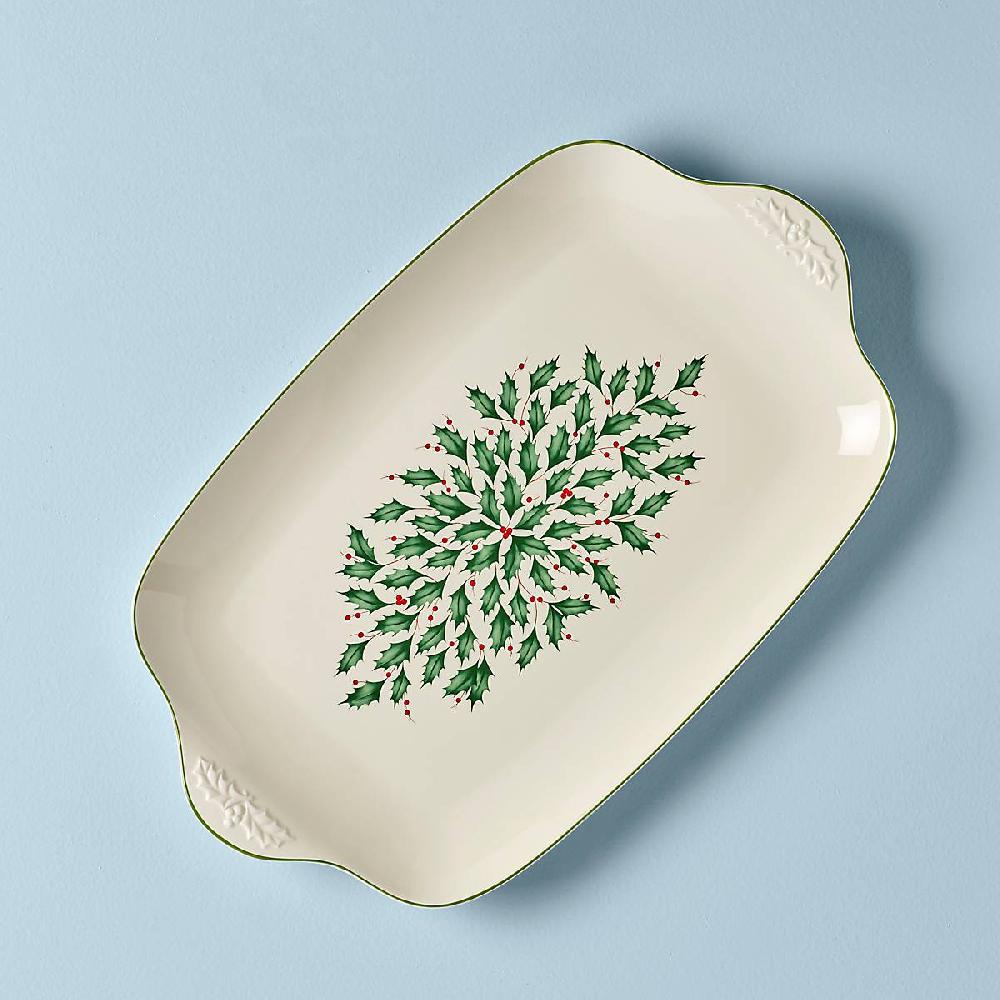 reed & barton Holiday Large Serving Platter