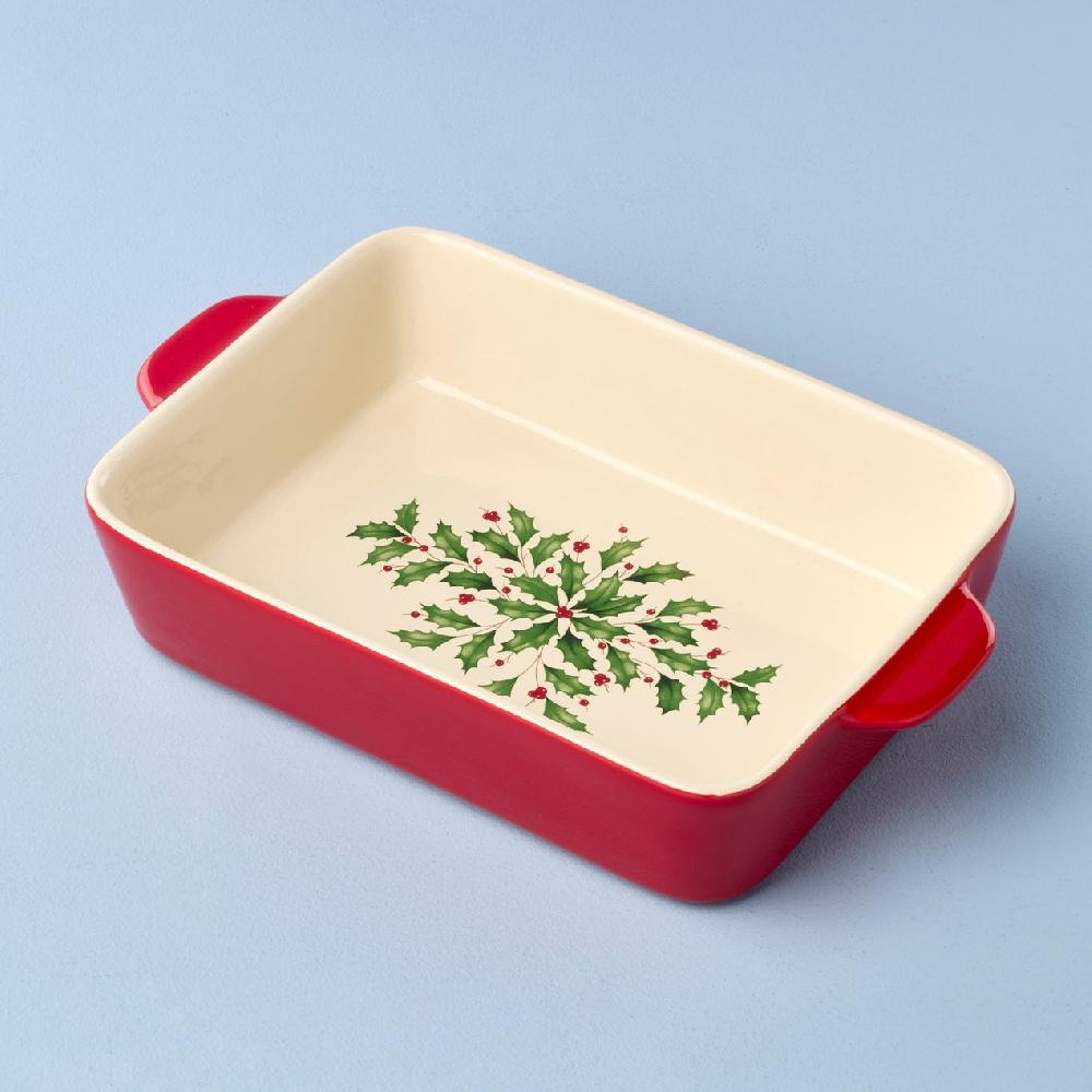 Reed & Barton Holiday Rectangular Baking Dish - Small