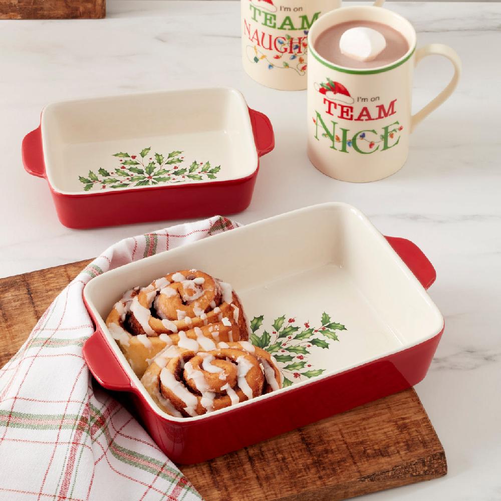 Reed & Barton Holiday Rectangular Baking Dish - Small