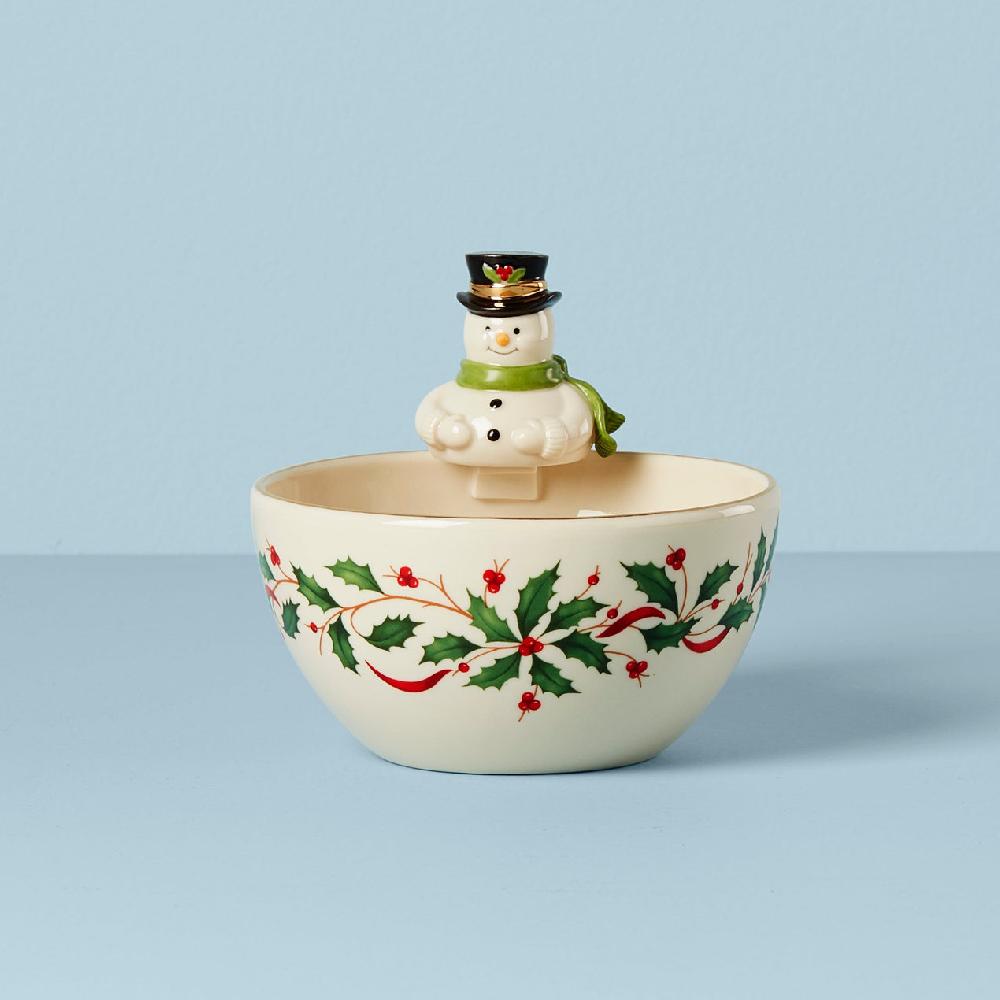reed & barton Holiday Snowman Bowl
