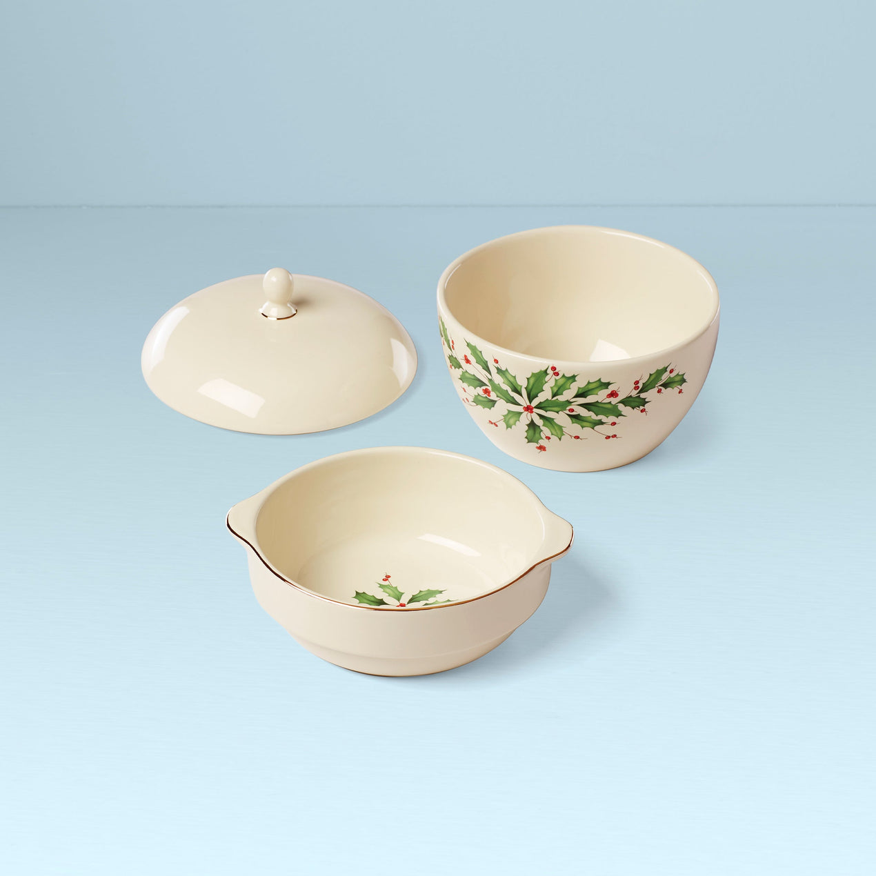 Reed & Barton Holiday Stackable Bowl Set