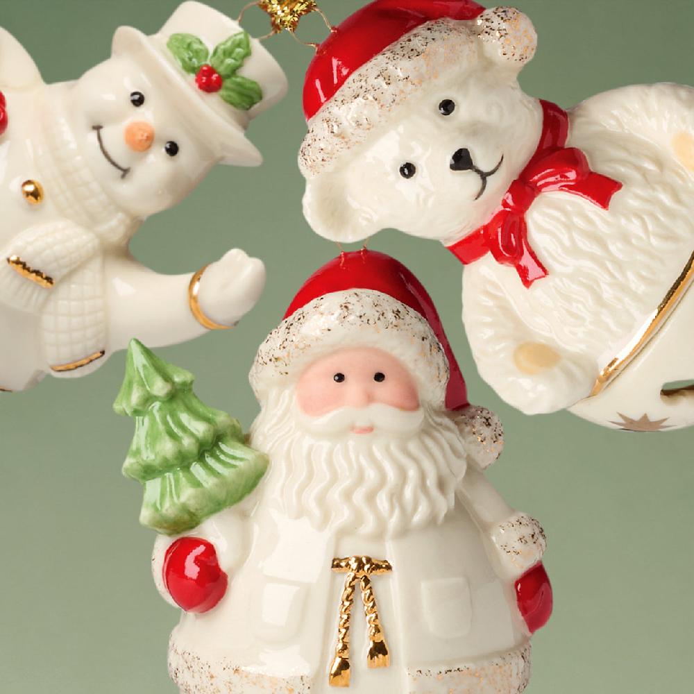 Reed & Barton Jingle Bell Ornaments - Set Of 3