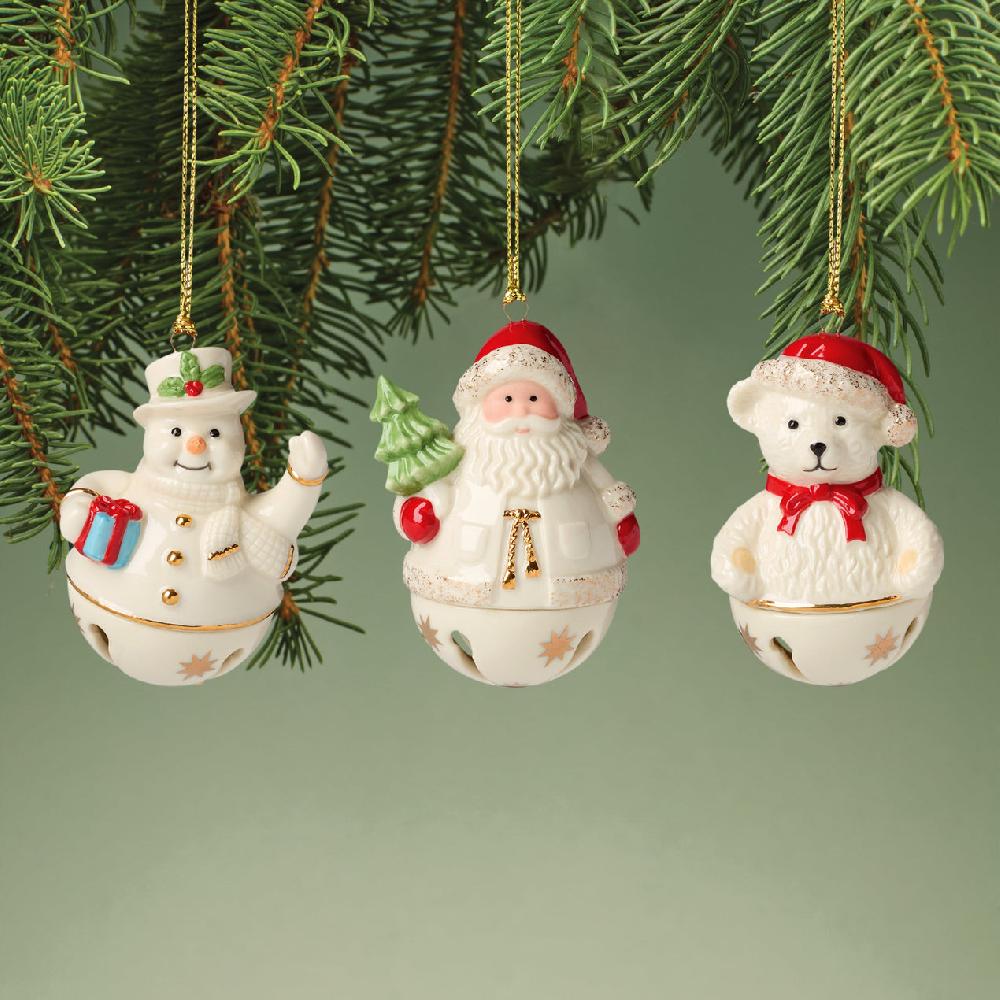 reed & barton Jingle Bell Ornaments - Set Of 3