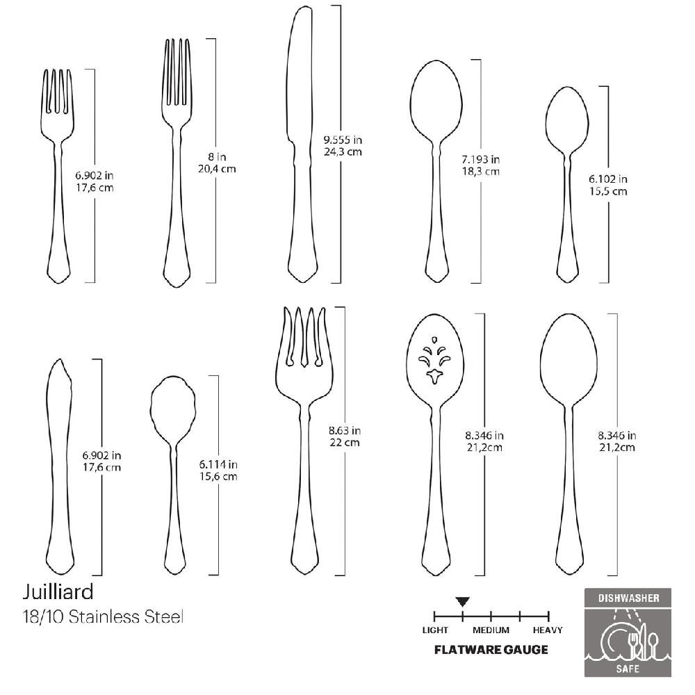 Reed & Barton Juilliard 45 Piece Flatware Set