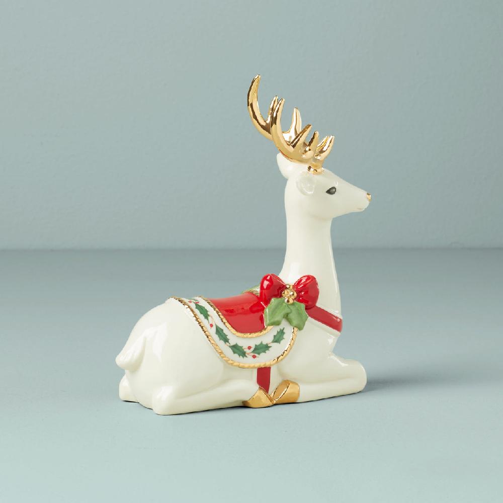 Reed & Barton Laying Reindeer Figurine