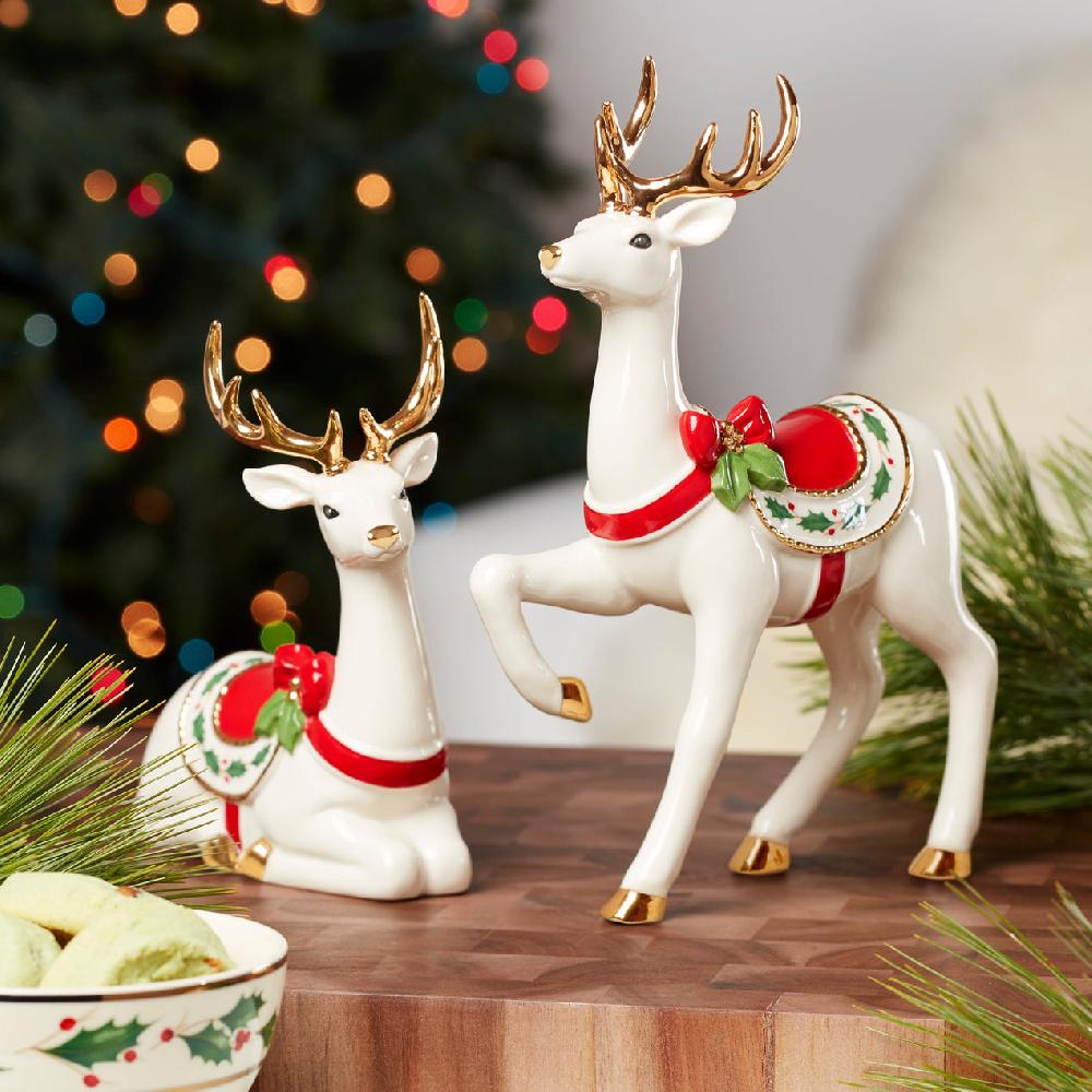 Reed & Barton Laying Reindeer Figurine