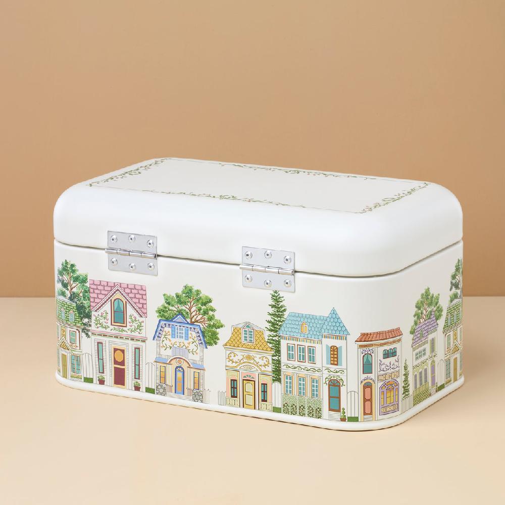 Reed & Barton Lenox Spice Village Bread Box