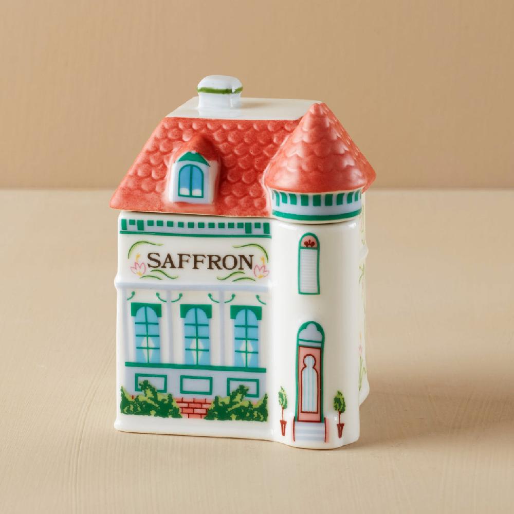 reed & barton Lenox Spice Village Saffron Spice Jar
