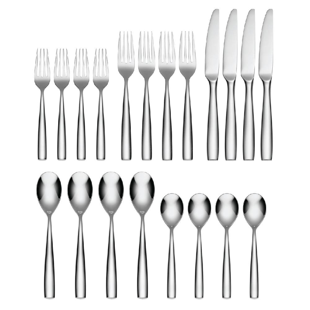 Reed & Barton Linden Mirror 20 Piece Flatware Set