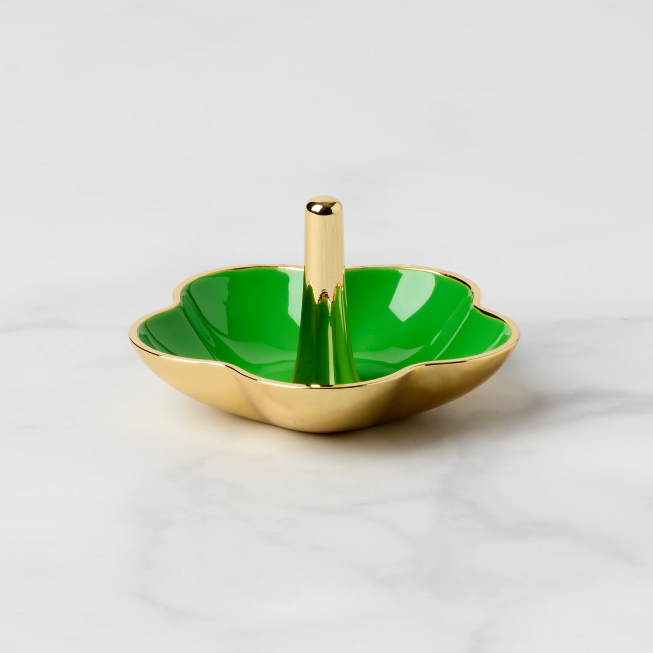 reed & barton Make It Pop Green Metal Ring Dish