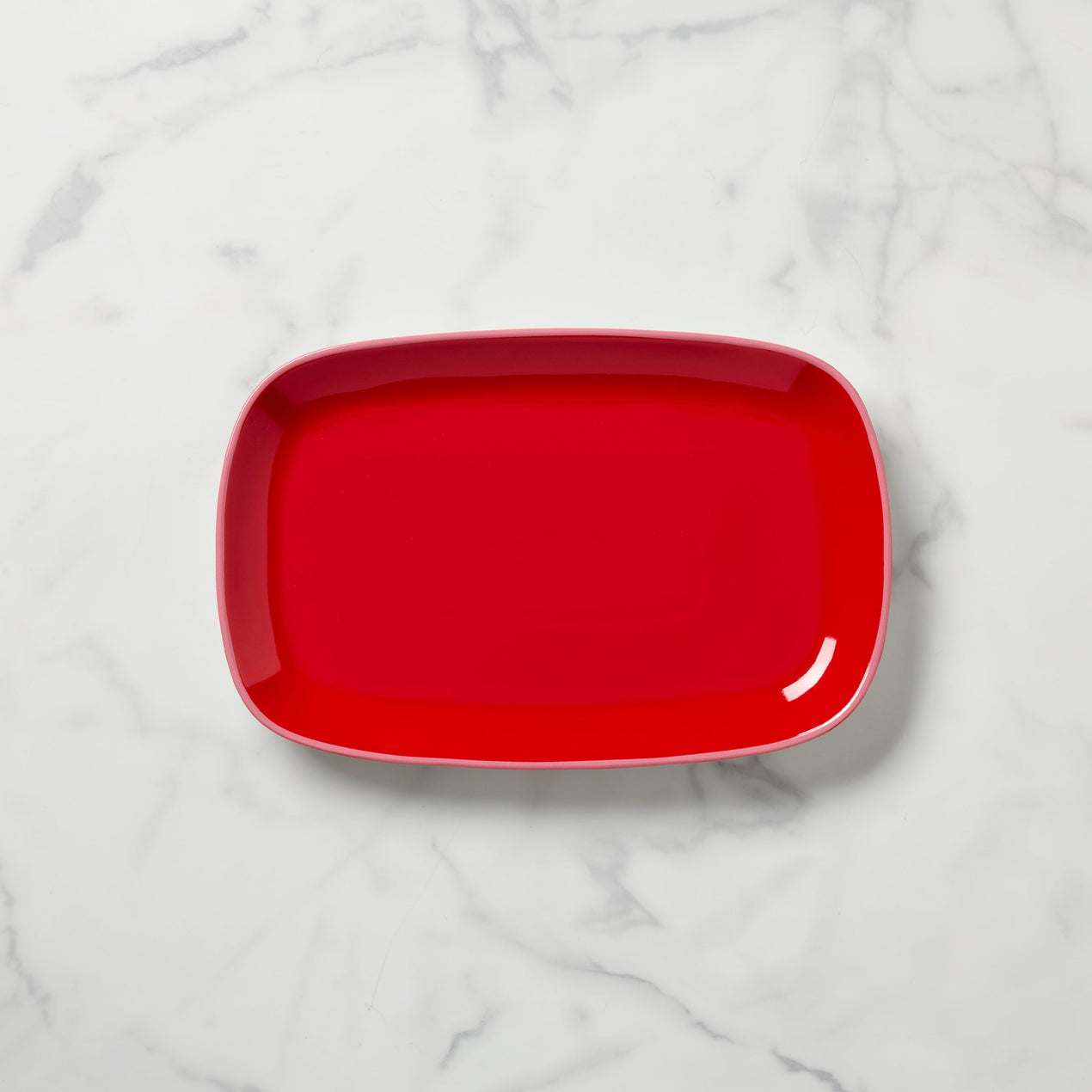 reed & barton Make It Pop Platter - Red