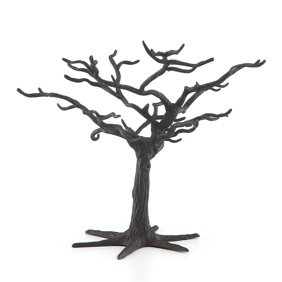 Reed & Barton Matte Black Metal Ornament Tree