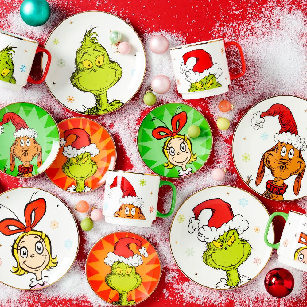 Reed & Barton Merry Grinchmas Accent Plates - Set Of 4