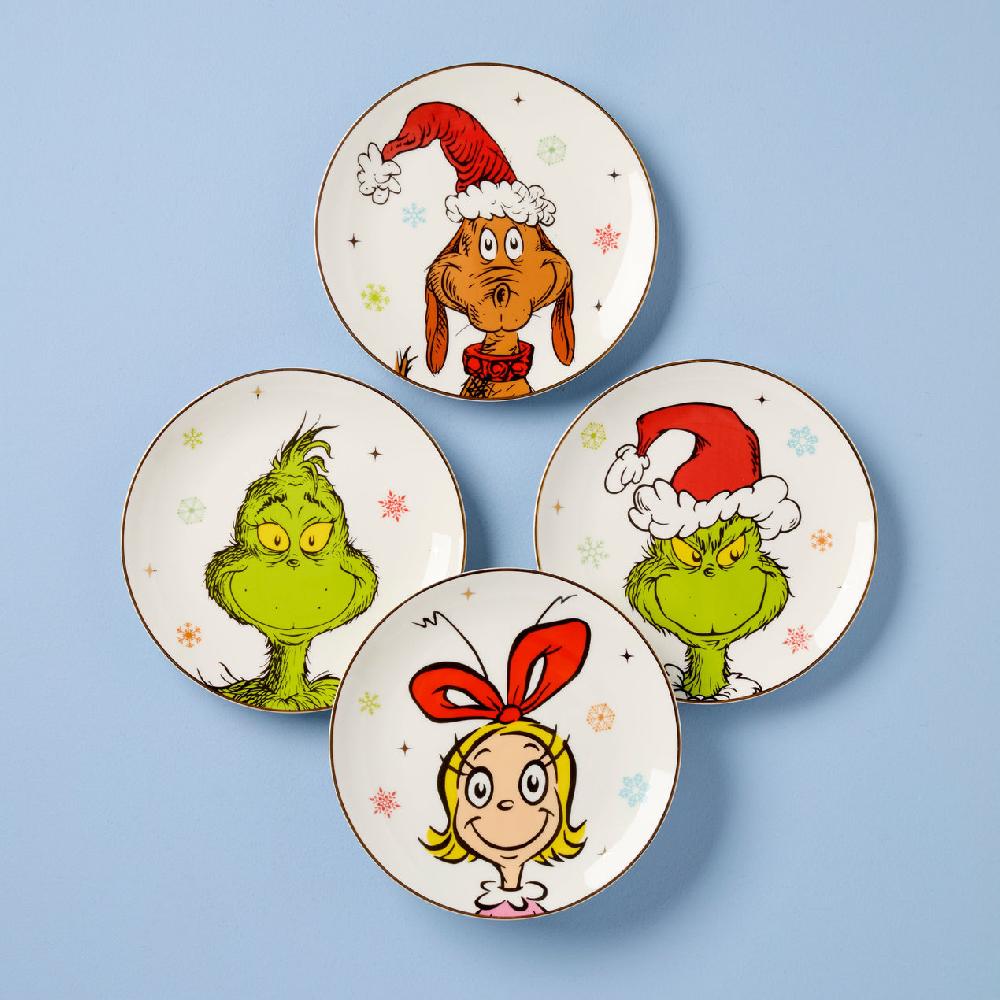 reed & barton Merry Grinchmas Accent Plates - Set of 4