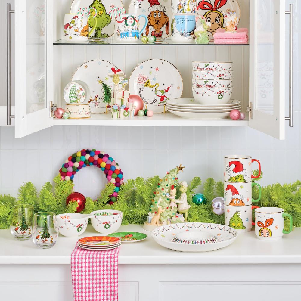 Reed & Barton Merry Grinchmas Tidbit Plates - Set Of 4