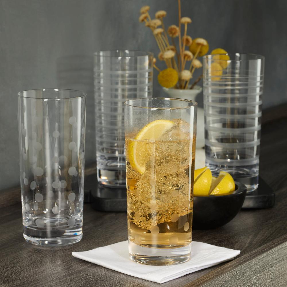 Reed & Barton Mingle Highball Glasses - Set Of 4