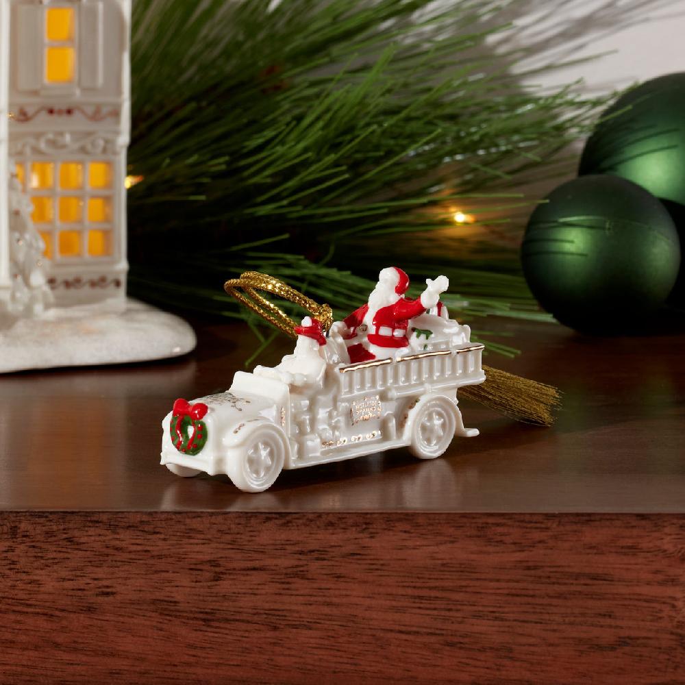 Reed & Barton Mistletoe Park Fire Truck Ornament