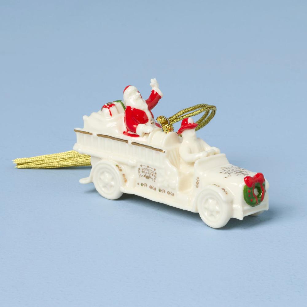 reed & barton Mistletoe Park Fire Truck Ornament