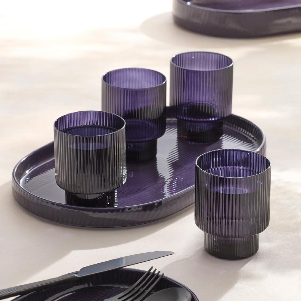 Reed & Barton Modulus Nightshade Tumblers - Set Of 4