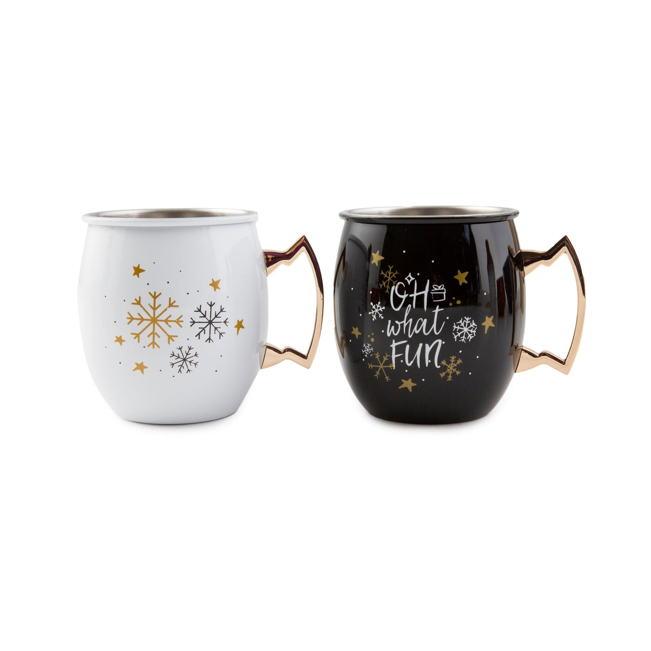reed & barton Oh What Fun Moscow Mule Mugs - Set Of 2