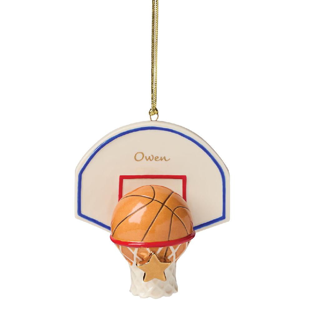 Reed & Barton Personalized Basketball Ornament