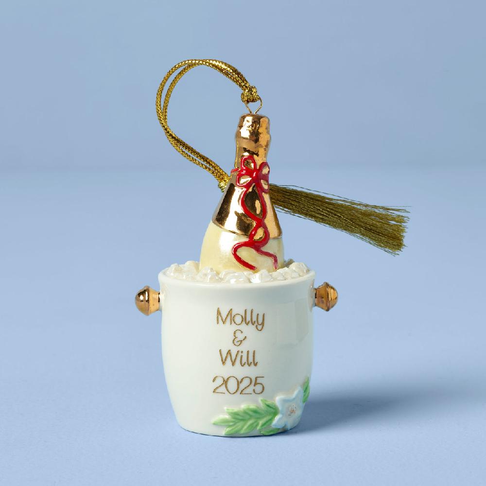 reed & barton Personalized Champagne Bucket Ornament