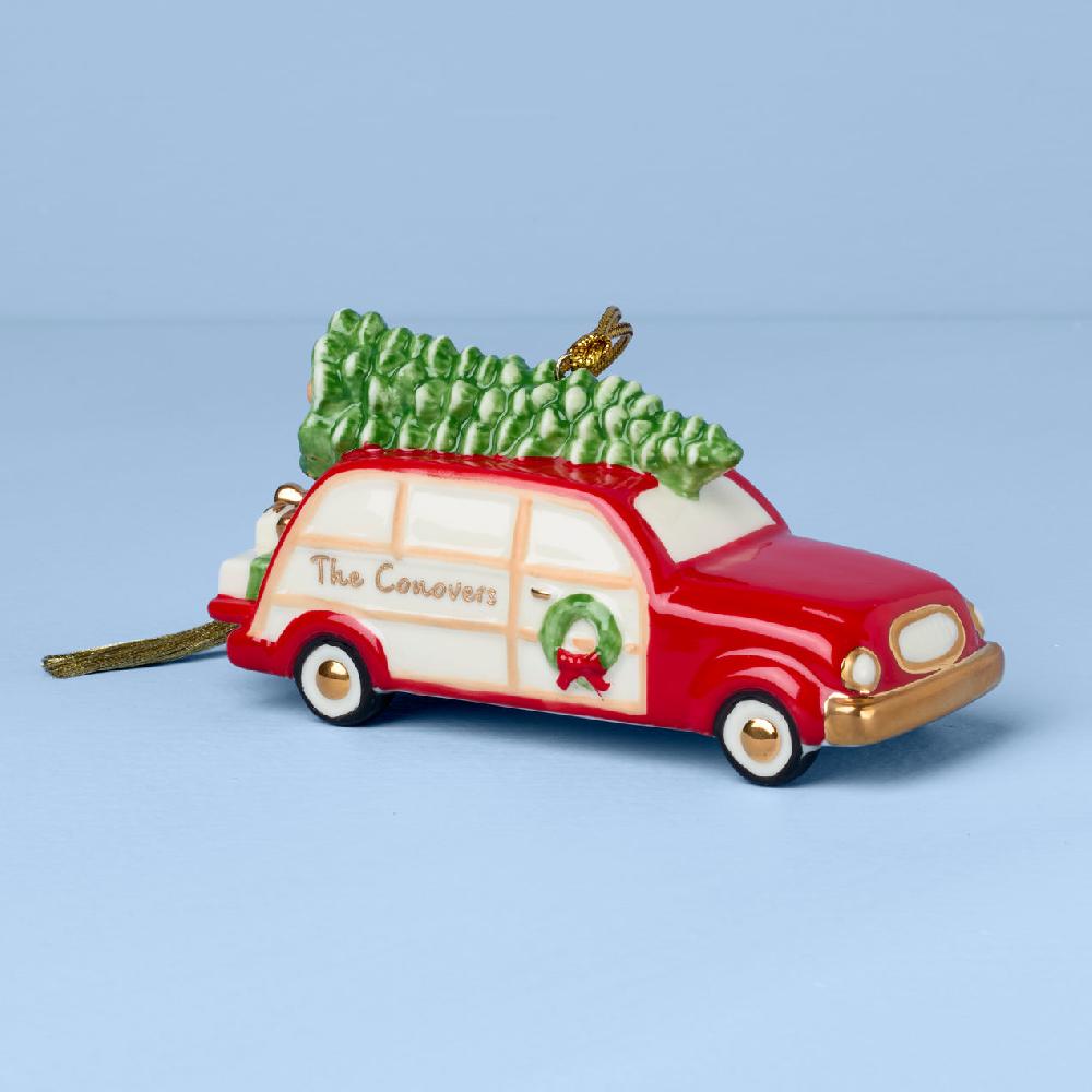reed & barton Personalized Family Wagon Ornament