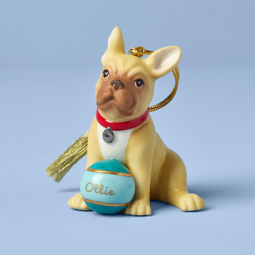 reed & barton Personalized French Bulldog Ornament