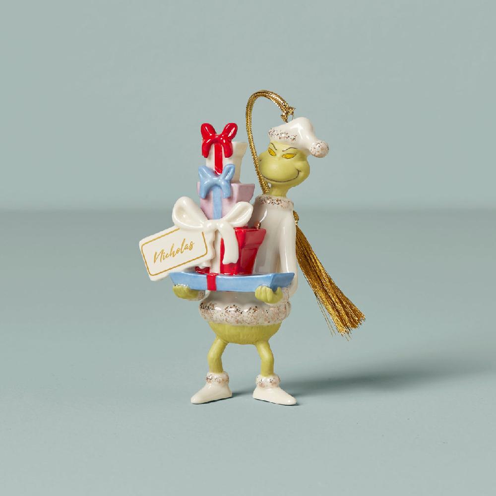 reed & barton Personalized Grinch Ornament