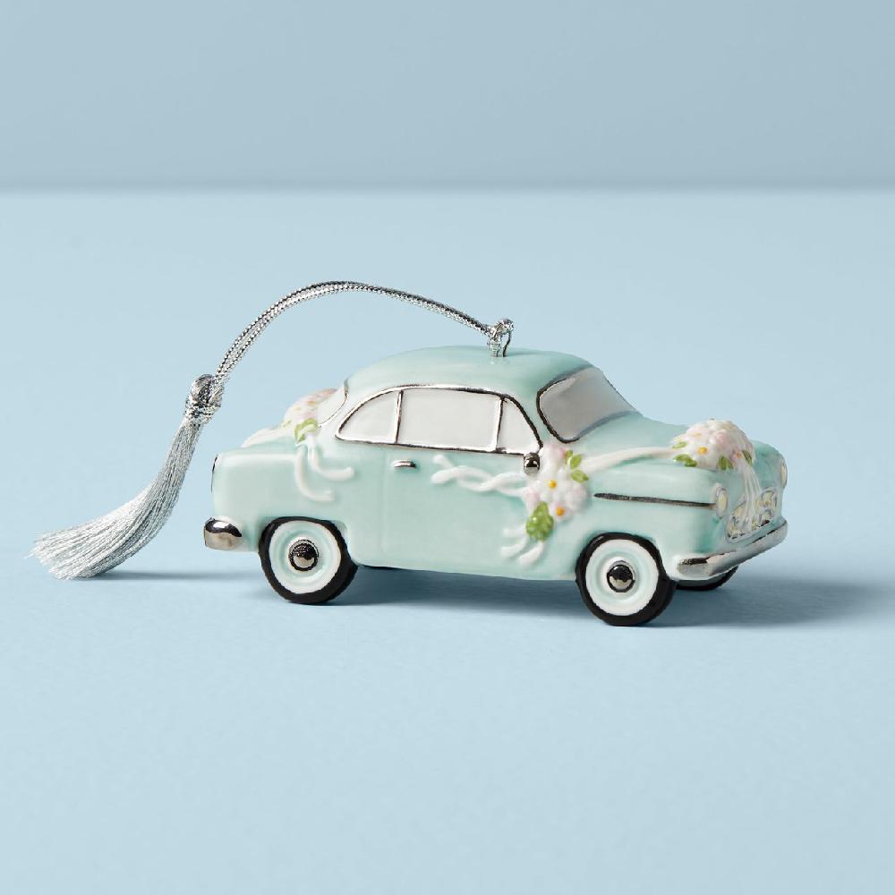 Reed & Barton Personalized Just Married Car Ornament