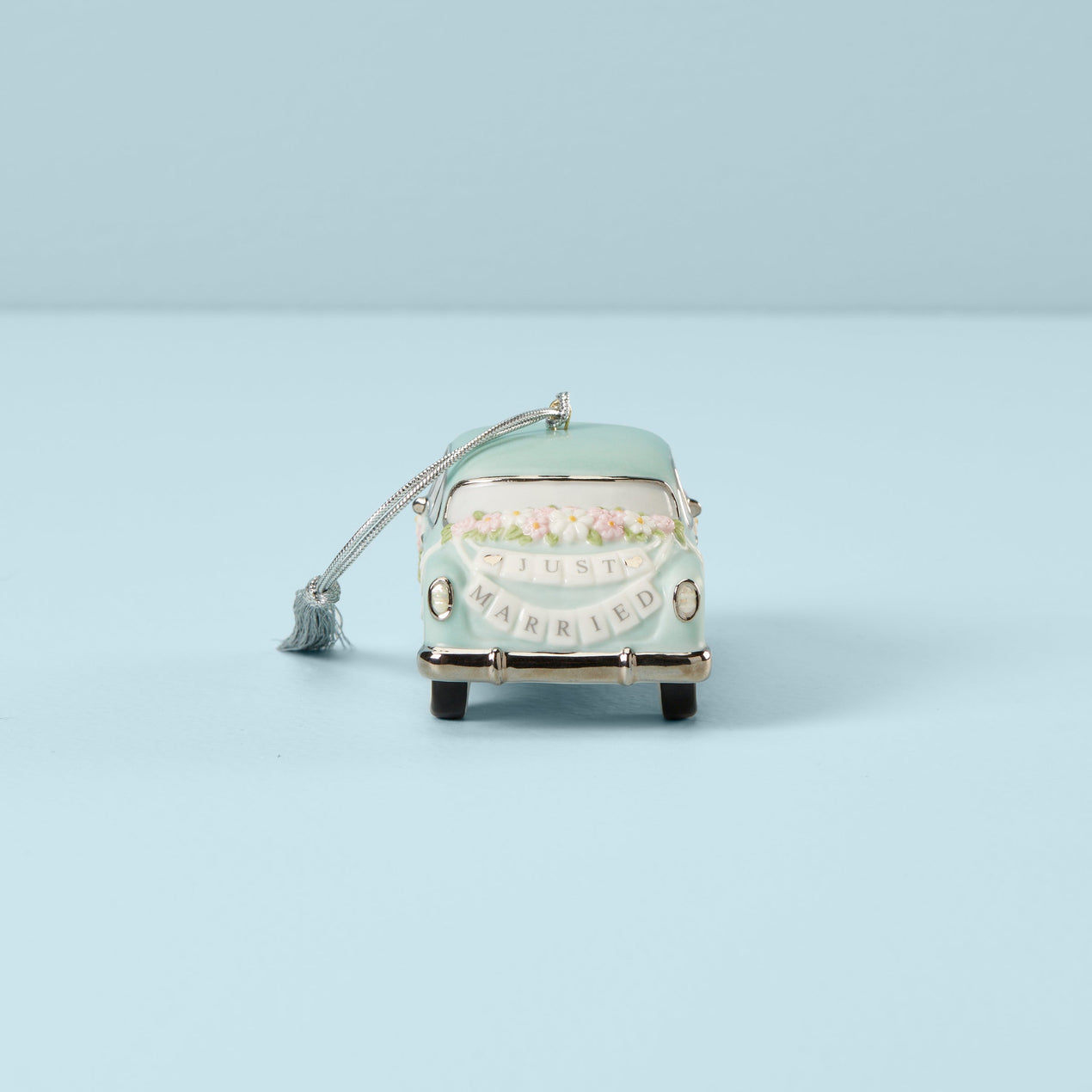 Reed & Barton Personalized Just Married Car Ornament