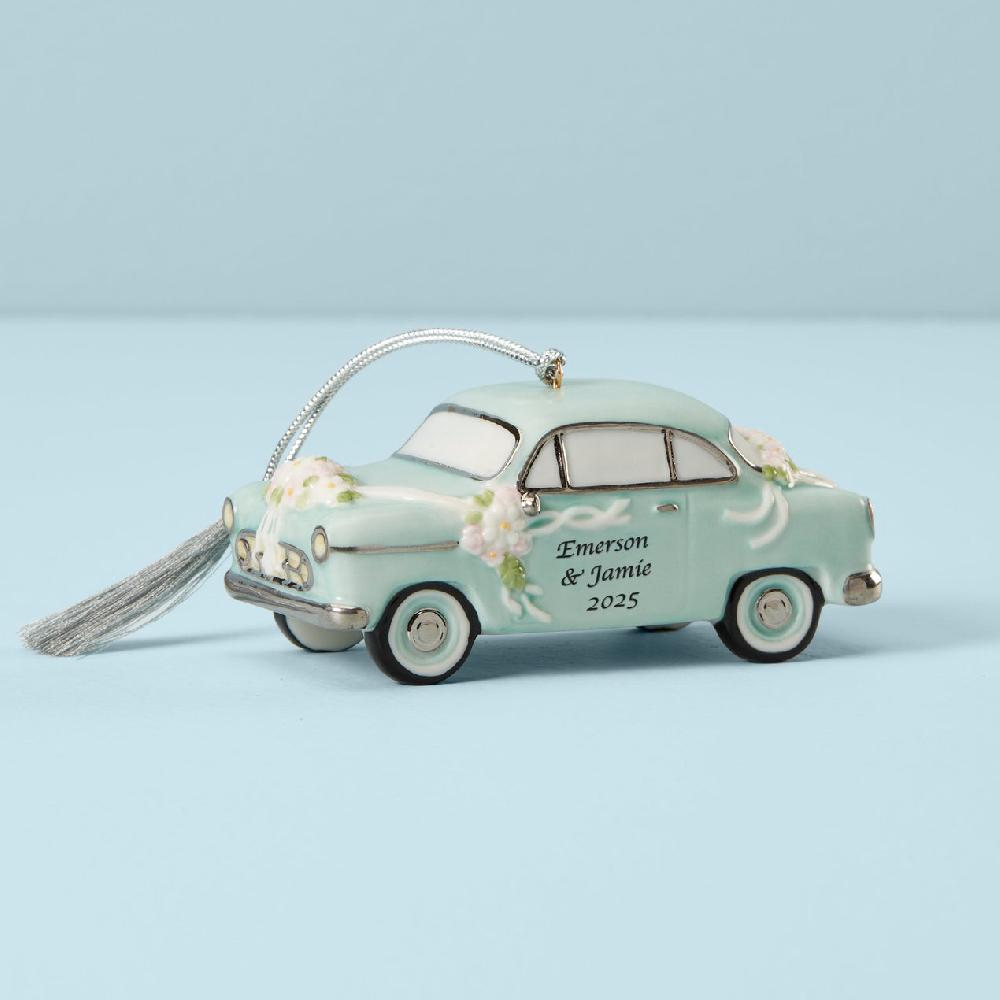 reed & barton Personalized Just Married Car Ornament