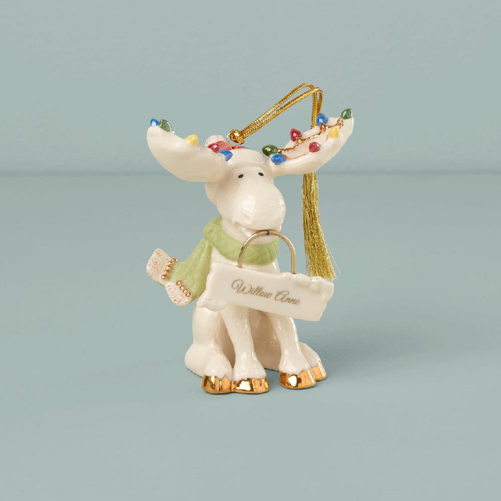 reed & barton Personalized Marcel The Moose Ornament