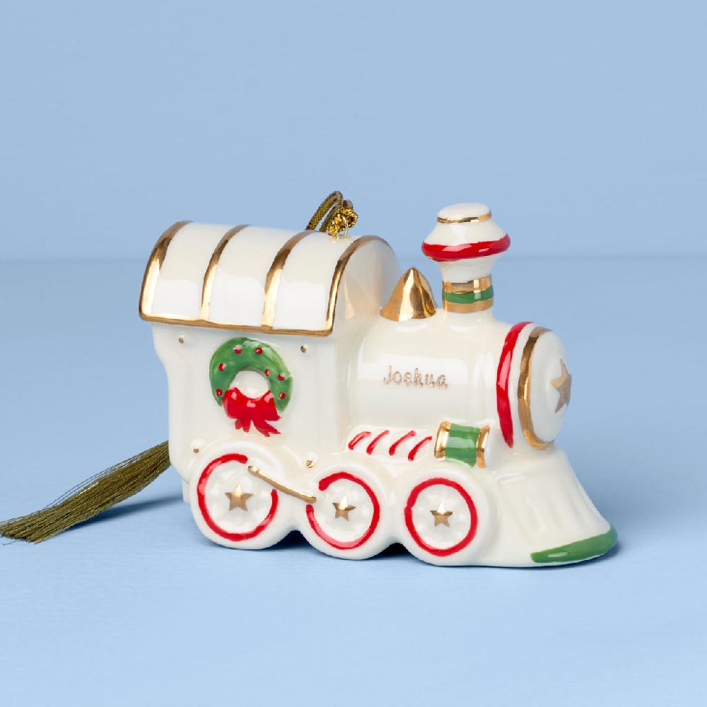 reed & barton Personalized My Holiday Train Ornament