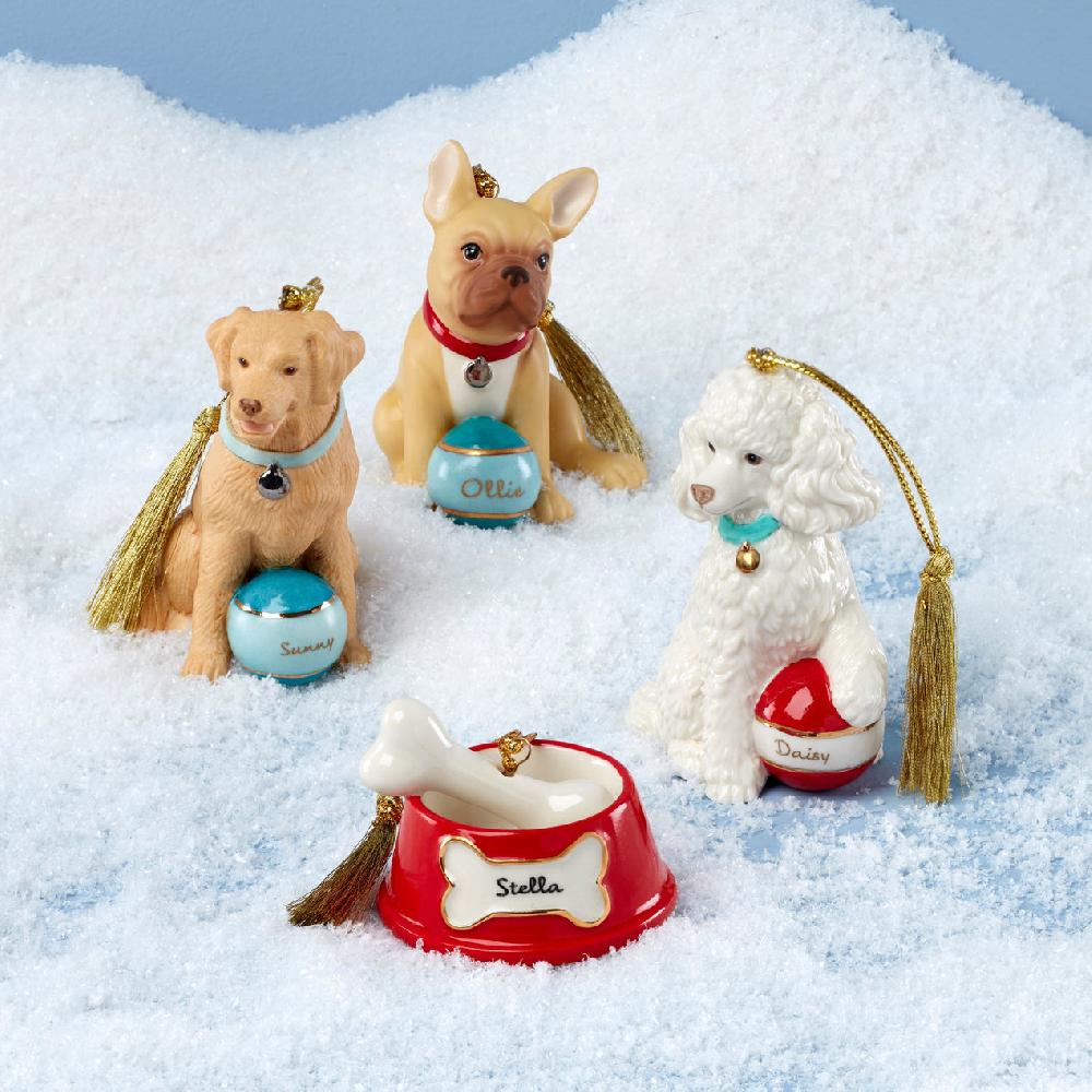 Reed & Barton Personalized Poodle Ornament