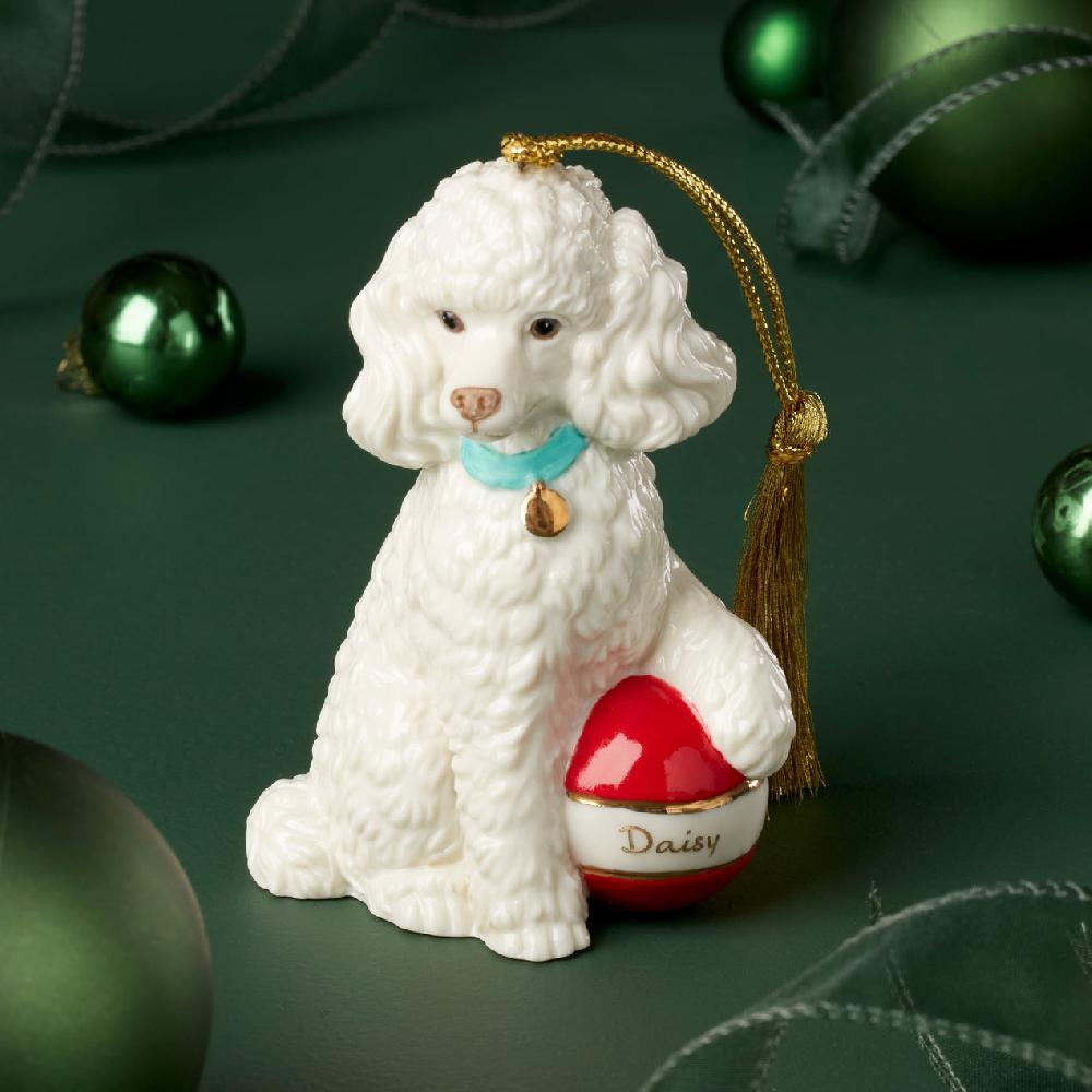 Reed & Barton Personalized Poodle Ornament