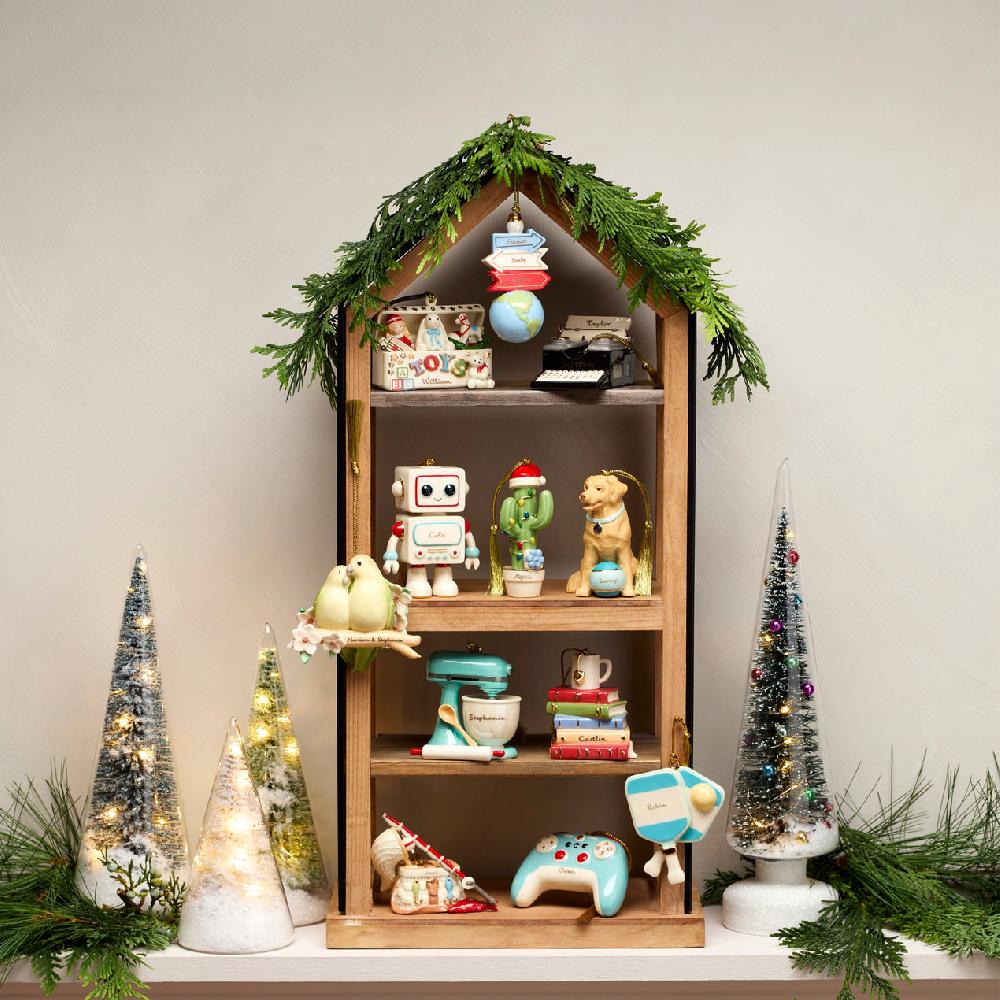 Reed & Barton Personalized Robot Ornament