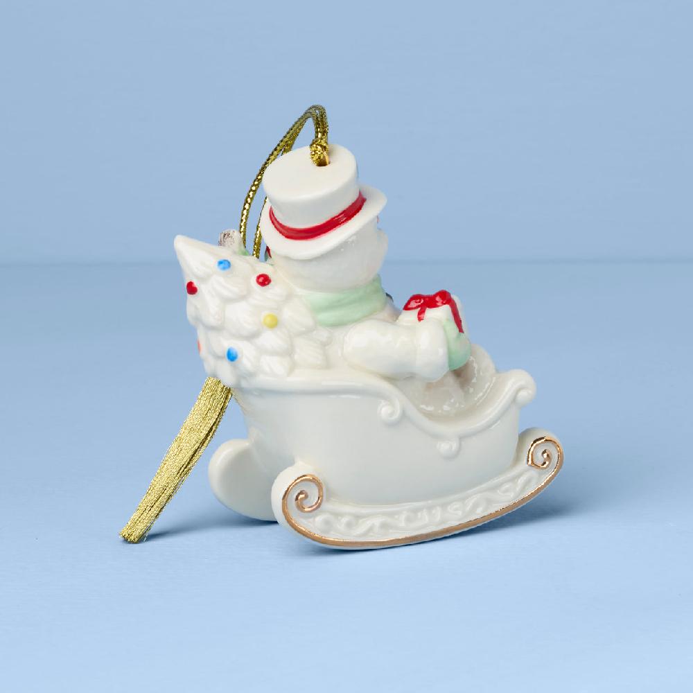 Reed & Barton Personalized Snowman Ornament