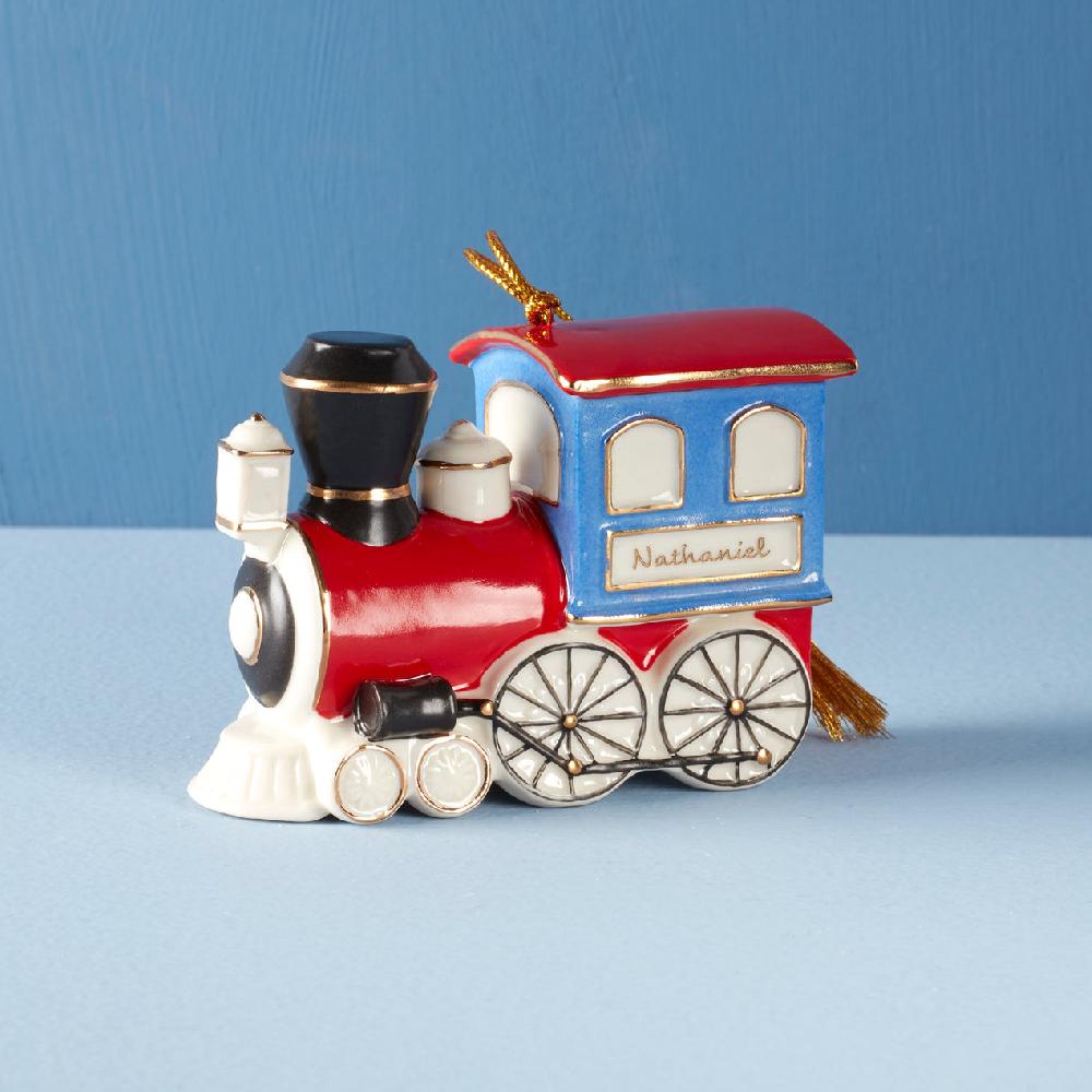 reed & barton Personalized Train Ornament
